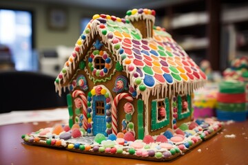 Gingerbread House Extravaganza: A Symphony of Colors