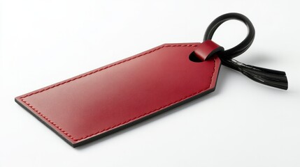Fototapeta premium hanging red leabel tag