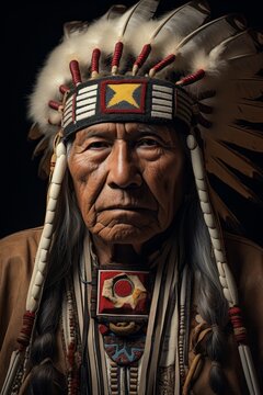 Native American Chiefs in Conference