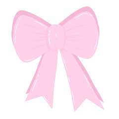 pink ribbon bow