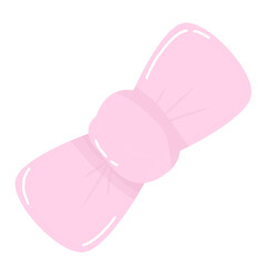 illustration of a pink ribbon