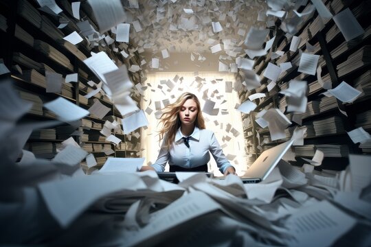 Scattered Papers: A Procrastinator's Workspace