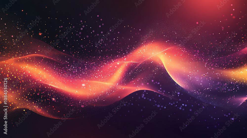 Poster abstract digital transformation and digitalization technology background illustration