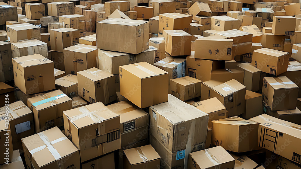 Poster A disrupted supply chain causing product box shortages
