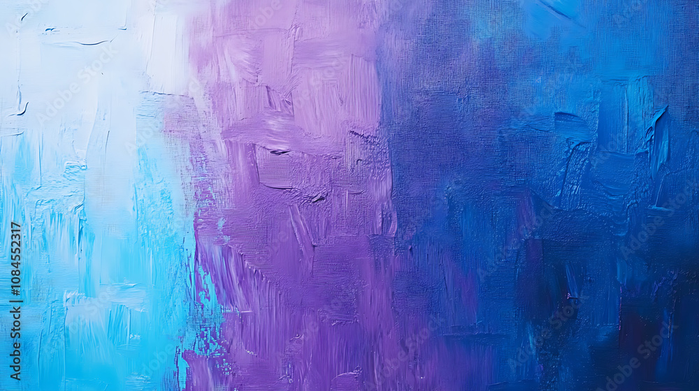 Poster Abstract Blue and Purple Painting Texture Background creating an abstract blue and violet painting texture This background is great for adding a touch of elegance or creativity