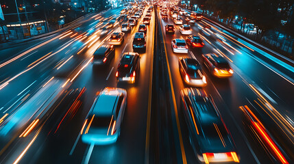 Another representation of smart LPR camera solutions on a landing page, focusing on automated license plate recognition and vehicle speed detection for monitoring and traffic rule adherence