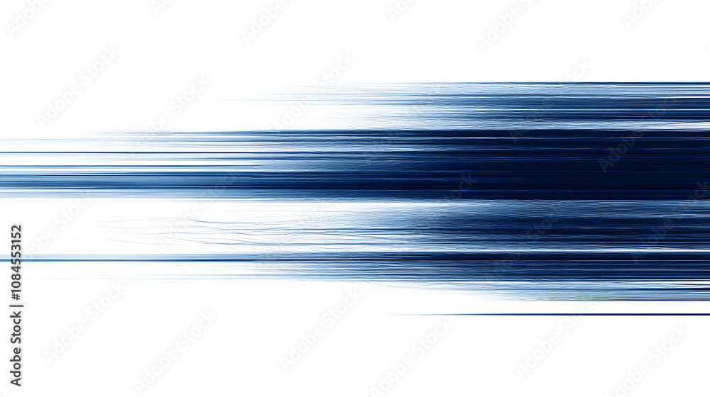 Leinwandbilder abstract blue lines speed pattern on a white background, technology lines for a web banner design te