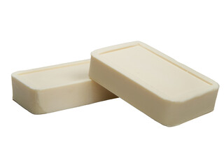Isolated bar soaps. Cut out transparent png