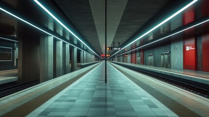 Obraz premium Retrofitting station with new technology in 169 documentary style