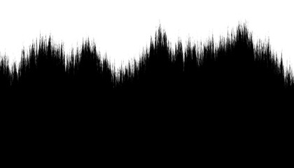 Abstract grunge dissolve style overlay with a transparent background. Png overlay background