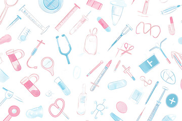 medical themed backgrounds like medical symbols equipment 