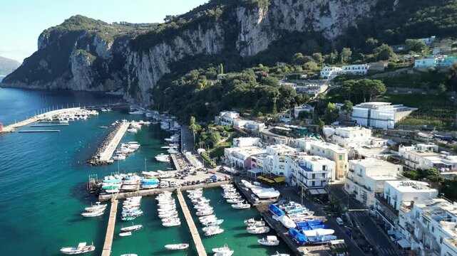 capri island marina grande, italy, naples