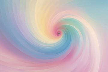 Soft Pastel Gradient Artwork with Color Swirl for a Calming Experience