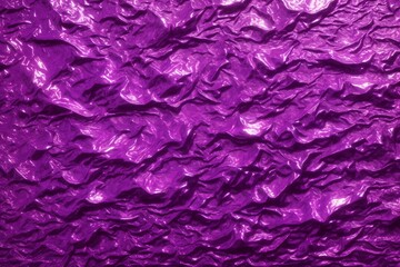 Obraz premium Purple Foil Texture, Purple Foil Background, Foil Texture, Foil Background, Purple Texture, AI Generative