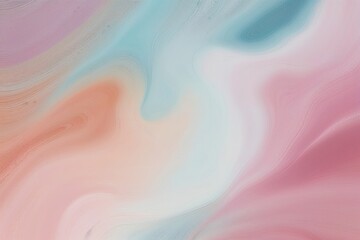 Soft Pastel Abstract Art Canvas with Subtle Fusion Effect and Luxurious Texture