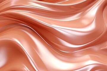 Rose Gold Liquid Effect Wallpaper, Rose Gold Liquid shiny Background, Liquid Rose Gold Wallpaper, Rose Gold Satin Abstract background, Rose Gold Glossy Background, AI Generative