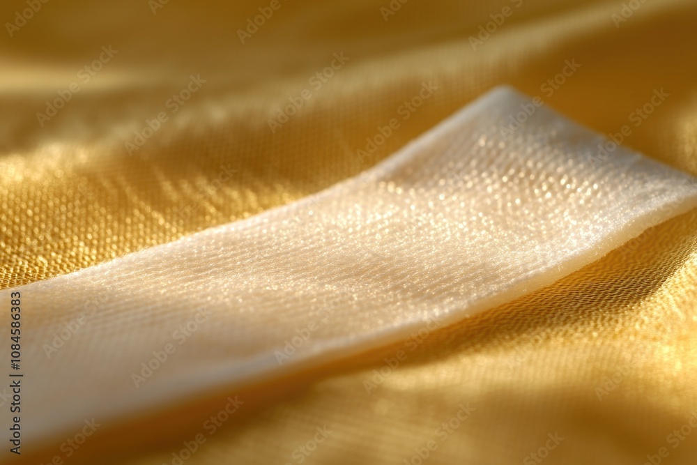 Poster close-up of a piece of cloth with intricate design and texture