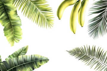 A bunch of bananas hanging from a tree branch, ripe and ready to eat