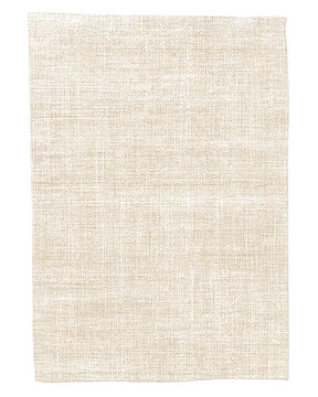 Linen light beige material texture background fabric sample