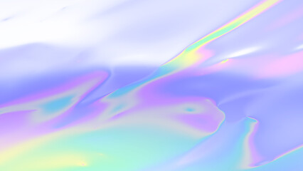 Ethereal rainbow spectrum overlay with transparency