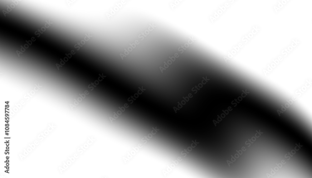Aufkleber blurred transparent gradient background. elegant black wavy line on transparent png overlay backgrou
