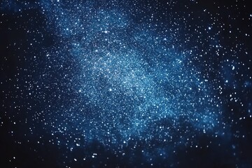 Obraz premium A dark blue background filled with stars, ideal for use in presentations, websites or social media posts