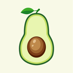 avocado vector design icons