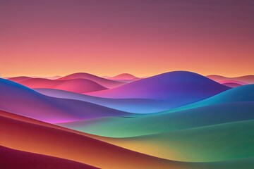 Serene Warm Gradient Landscape Featuring Calming Color Transitions and Inviting Atmosphere