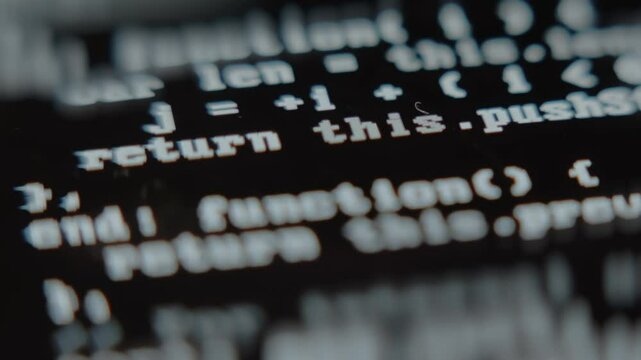 Running computer hacking code, macro view