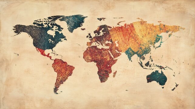 data privacy and biometrics, fingerprint scan image on a world map symbolizes the global significance of protecting biometric data privacy and identity