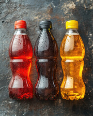 red and white bottles