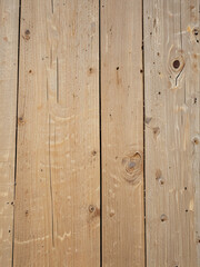 Fototapeta premium Detailed wood plank texture background, copy space.