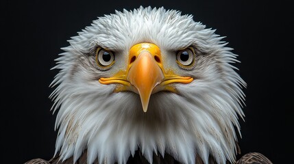 Obraz premium a bald eagle with a white head