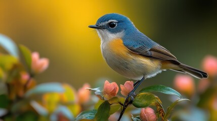 Obraz premium a bird on a branch