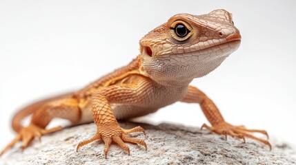 Obraz premium a brown lizard with a pointed tail