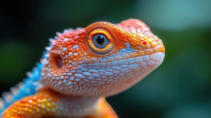 Obraz premium a close up of a lizard