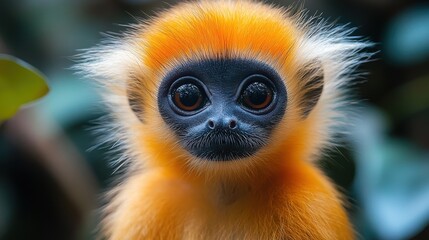 Obraz premium a close up of a monkey