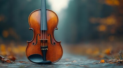 Fototapeta premium a close up of a violin