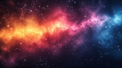 Naklejka premium a colorful explosion of stars