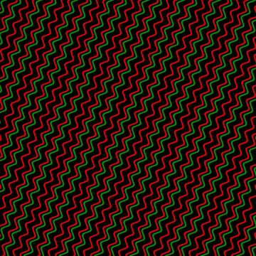 Holiday Waves Yuletide Christmas Kwanzaa Happy Holidays Jagged Wave Pattern 1156