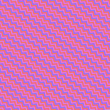 Colorful Bright Waves Jagged Wave Pattern 1157
