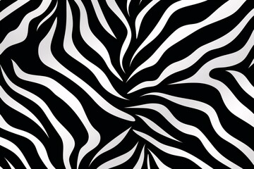 Fototapeta premium Zebra Skin Print Background, Zebra Stripes Pattern Background, Zebra Skin Pattern, Animals Skin Print, Zebra stripes black and white background, AI Generative