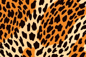 Fototapeta premium Leopard Skin Print, Leopard Skin Background, Leopard Skin Pattern, Leopard Spots Pattern, Leopard Skin Texture, Animals Skin Background, AI Generative