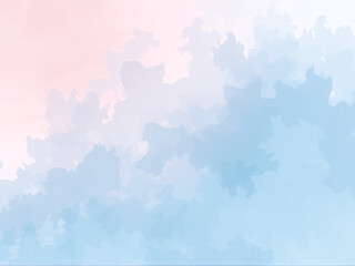 Obraz premium Soft pastel clouds blend in a tranquil sky during sunset, creating a serene atmosphere for relaxation and reflection