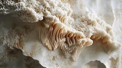 Abstract beige textured surface, organic form.