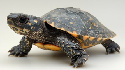 Obraz premium a sea turtle on a white background