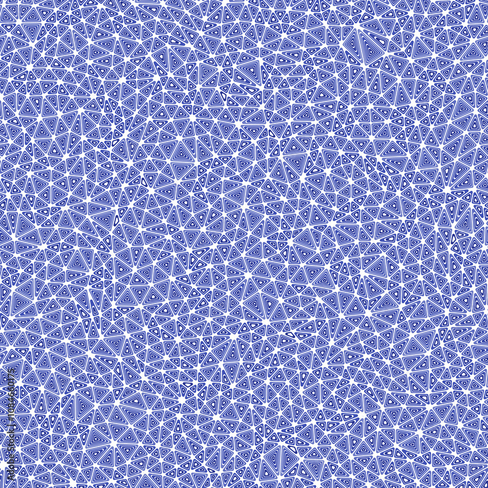 Poster triangulation geometric shapes background. multiple repeated inner triangles. small triangles size. 