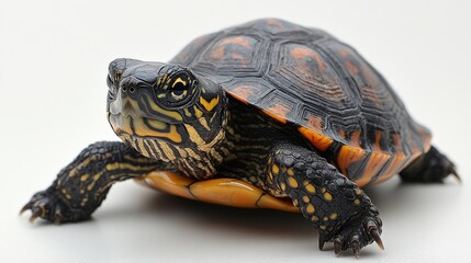 Obraz premium a turtle on a white background