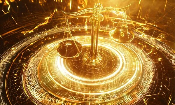 Golden Scales of Justice