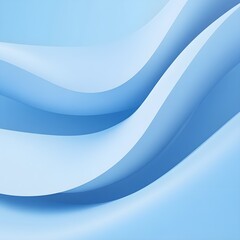 Fototapeta premium Abstract Smooth Blue Waves Background Design for Creative Projects, Presentations, Website, and Digital Media Use, Ideal for Modern Art and Minimalist Aesthetic